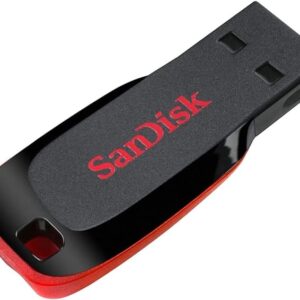 Pen Drive Cruzer Blade, SanDisk, 64GB, SDCZ60-064G-B35, Preto